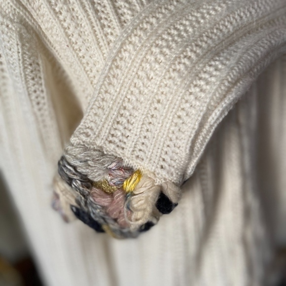 Grace Continental Ivory Knitted Cardigan xs/sm - Picture 5 of 7